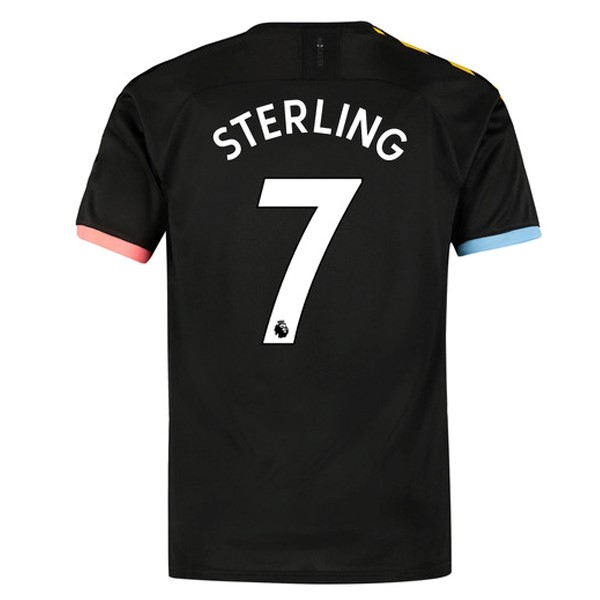 Maillot Football Manchester City NO.7 Sterling Exterieur 2019-20 Noir